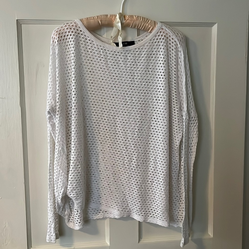 Red 23 white top Medium